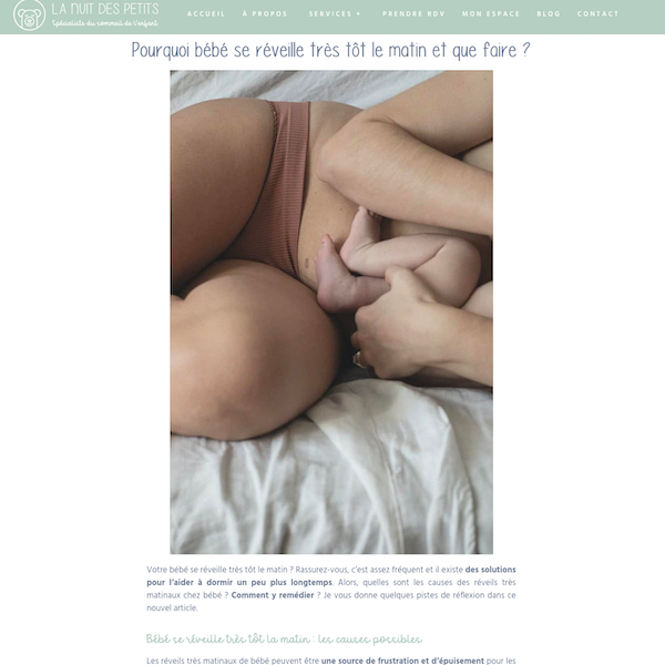 Pourquoi bébé se réveille tôt le matin ?